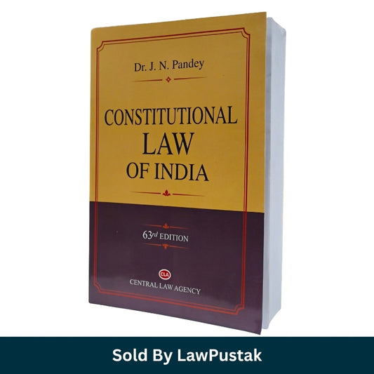 Constitutional Law of India by Dr J N Pandey 63rd Edition Central Law Agency Paperback Book Front Cover