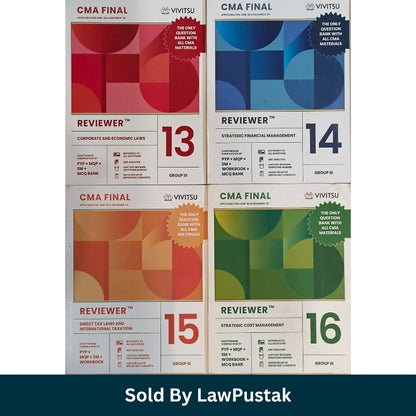 Vivitsu CMA Final Group III Reviewer Set Papers 13 14 15 16 Red Blue Orange Green Cover 2026 Edition Paperback Books