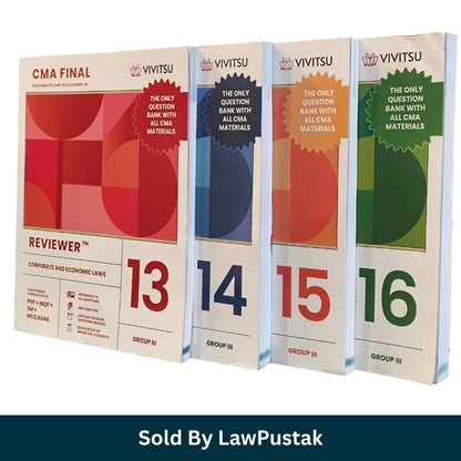 Vivitsu CMA Final Group III Reviewer Set Papers 13 14 15 16 Red Blue Orange Green Cover 2026 Edition Paperback Books