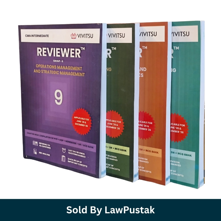 Vivitsu CMA Intermediate Group II Reviewer Set Papers 9 10 11 12 Purple Green Orange Teal Cover 2026 Edition Paperback Books