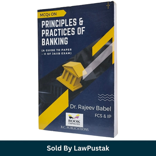 MCQs on Principles and Practices of Banking Dr Rajeev Babel Navy Blue Yellow Cover 2026 Edition Paperback Book
