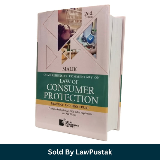 Side angle view of Malik Law of Consumer Protection Hardcover Commentary Book 2nd Edition 2026Side angle view of Malik Law of Consumer Protection Hardcover Commentary Book 2nd Edition 2026