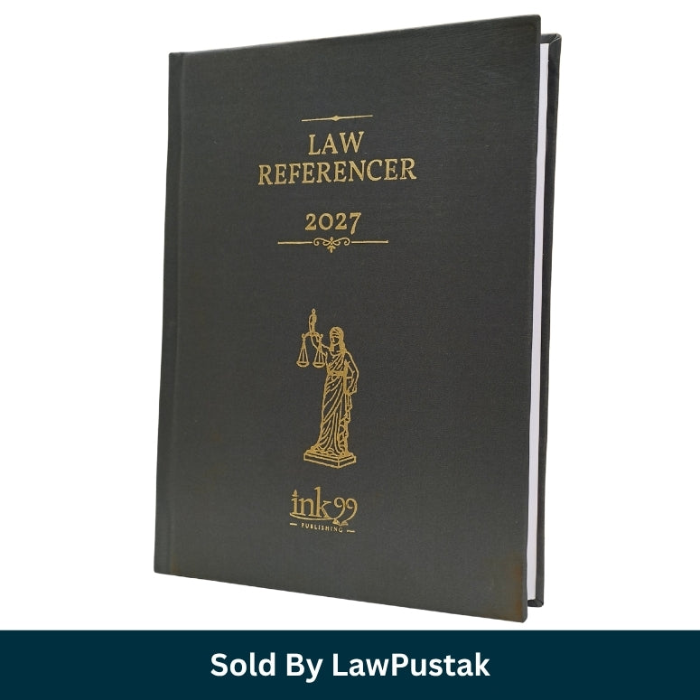 Law Referencer 2027 Executive Legal Diary Dark Grey Hardcover Gold Foil Print Ink99 Publishing