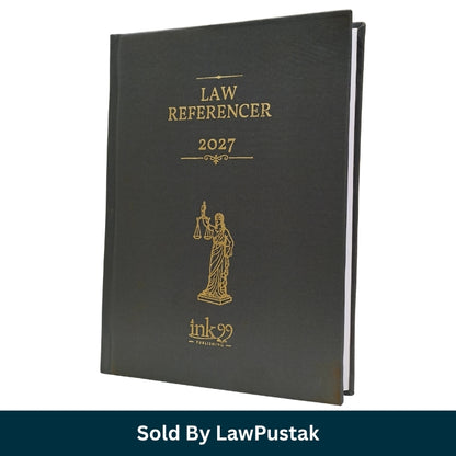 Law Referencer 2027 Executive Legal Diary Dark Grey Hardcover Gold Foil Print Ink99 Publishing