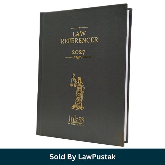 Law Referencer 2027 Executive Legal Diary Dark Grey Hardcover Gold Foil Print Ink99 Publishing