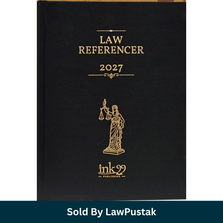 Law Referencer 2027 Executive Legal Diary Classic Black Hardcover Gold Foil Print Ink99 Publishing