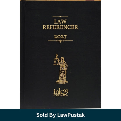 Law Referencer 2027 Executive Legal Diary Classic Black Hardcover Gold Foil Print Ink99 Publishing