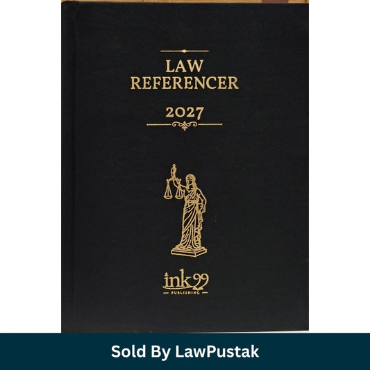 Law Referencer 2027 Executive Legal Diary Classic Black Hardcover Gold Foil Print Ink99 Publishing