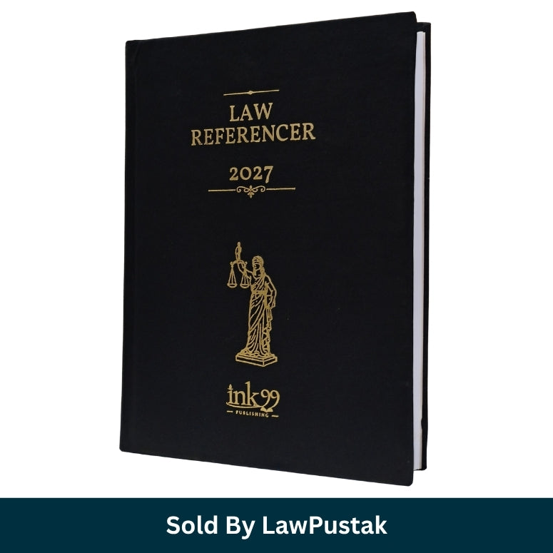 Law Referencer 2027 Executive Legal Diary Classic Black Hardcover Gold Foil Print Ink99 Publishing