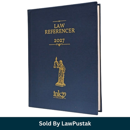 Law Referencer 2027 Executive Legal Diary Navy Blue Hardcover Gold Foil Print Ink99 Publishing