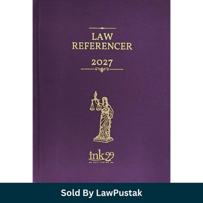 Law Referencer 2027 Executive Legal Diary Purple Hardcover Gold Foil Print Ink99 Publishing