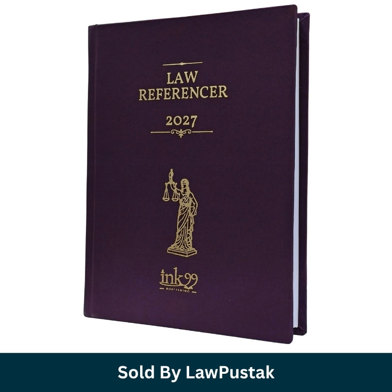 Law Referencer 2027 Executive Legal Diary Purple Hardcover Gold Foil Print Ink99 Publishing