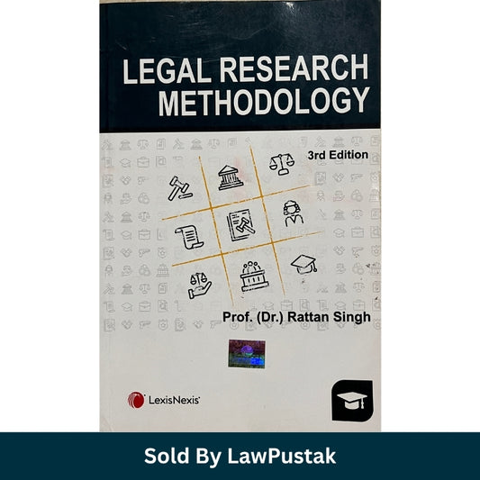 A book titled 'LEGAL RESEARCH METHODOLOGY' by Prof. (Dr.