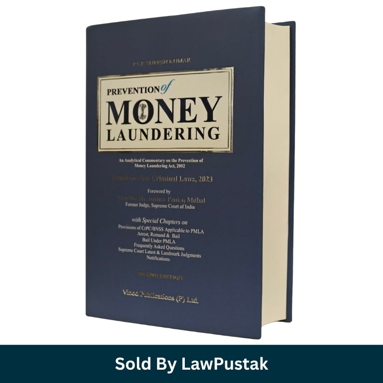 Prevention of Money Laundering 2nd Edition PSP Suresh Kumar Vinod Publications Law Pustak Spine view of Prevention of Money Laundering Hardcover edition by Vinod Publications