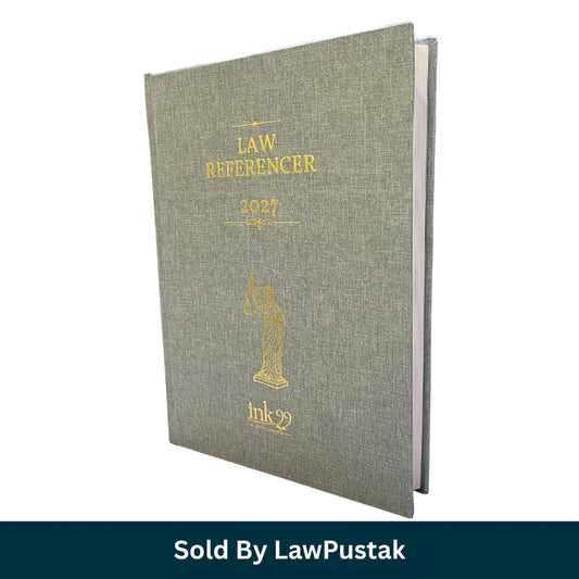 Legal Referencer 2027 Executive Legal Diary Grey Hardcover Gold Foil Print Ink99 Publishing