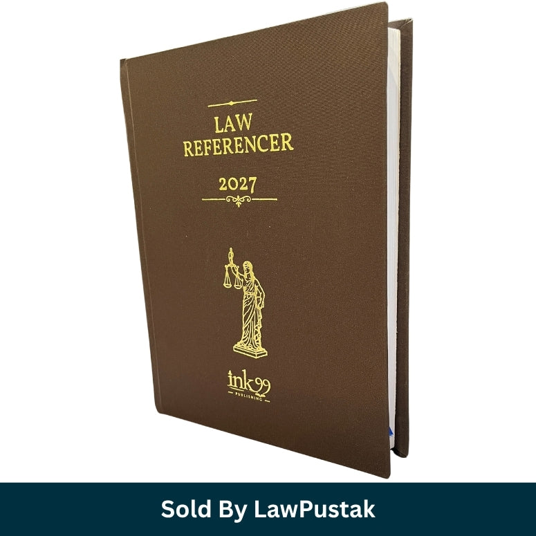 Legal Referencer 2027 Executive Legal Diary Rich Brown Hardcover Gold Foil Print Ink99 Publishing