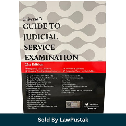 Universals Guide to Judicial Service Examination 21st Edition LexisNexis Universal Paperback Front Cover