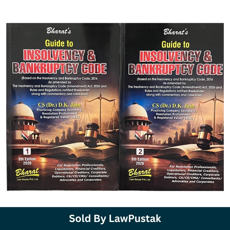 Bharat Guide to Insolvency Bankruptcy Code CS DK Jain 5th Edition 2026 India