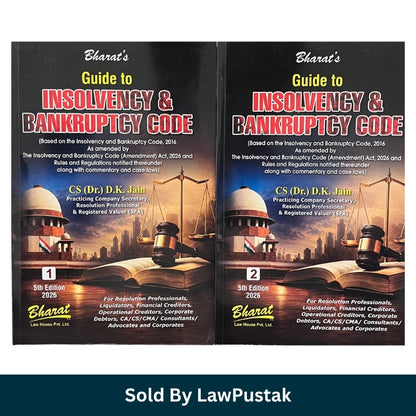 Bharat Guide to Insolvency Bankruptcy Code CS DK Jain 5th Edition 2026 India