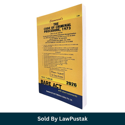 The Code of Criminal Procedure, 1973 - Bare Act - Edition 2026 | Commercial Law Publishers (India) Pvt. Ltd.