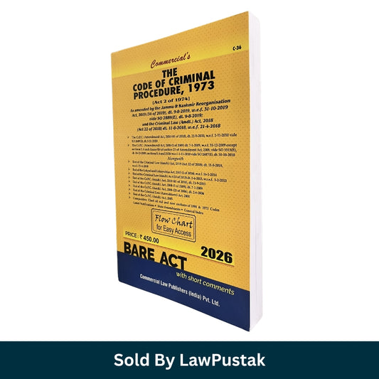 The Code of Criminal Procedure, 1973 - Bare Act - Edition 2026 | Commercial Law Publishers (India) Pvt. Ltd.