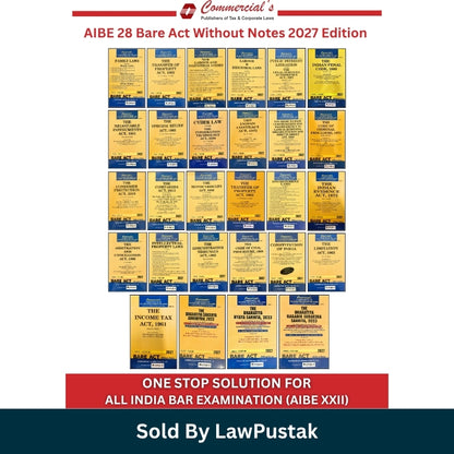 Commercials AIBE 28 Bare Act Without Notes 2027 Edition Full Set Stack View