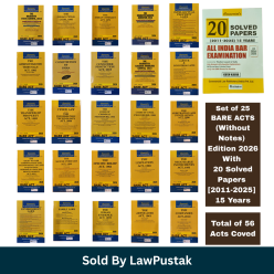 AIBE 25 Bare Acts , 2026 Edition for AIBE Exam XXI | 21st | with 20 Solved Paper | Exam Allowed Books | Latest Edition | For Advocates (Bare Acts Set For Aibe)