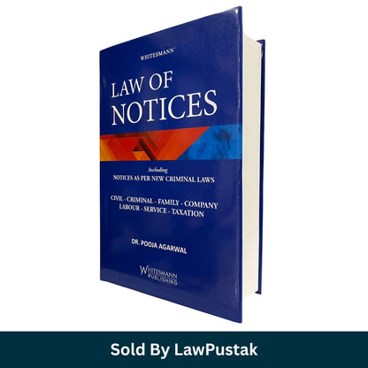 Law of Notices by Dr Pooja Agarwal Whitesmann Publishing Hardcover Book 2026 Edition India