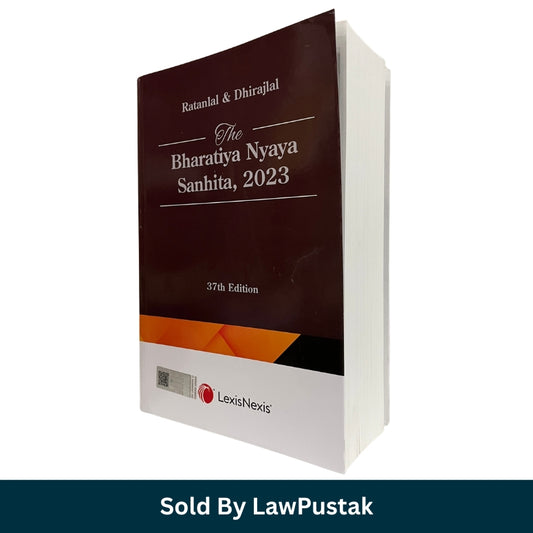Ratanlal Dhirajlal Bharatiya Nyaya Sanhita 2023 37th Edition LexisNexis India Hardcover Criminal Law Commentary Book