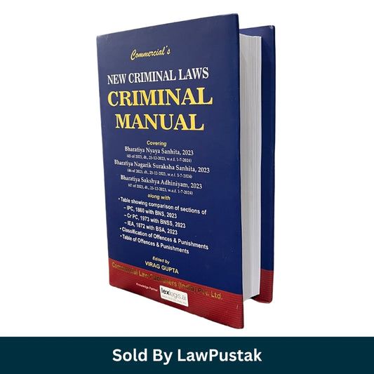 New Criminal Laws - Criminal Manual (Pocket Edition) | Commercial Law Publishers (India) Pvt. Ltd.