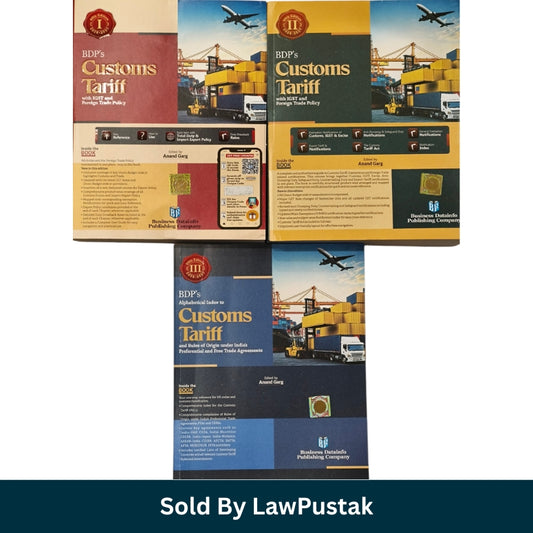 BDP’s Customs Tariff With IGST And Foreign Trade Policy - 60th Edition 2026-2027 (Set of 3 Books) - Business Datainfo Publishing Company