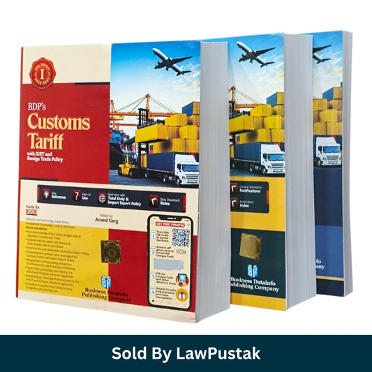 BDP’s Customs Tariff With IGST And Foreign Trade Policy - 60th Edition 2026-2027 (Set of 3 Books) - Business Datainfo Publishing Company