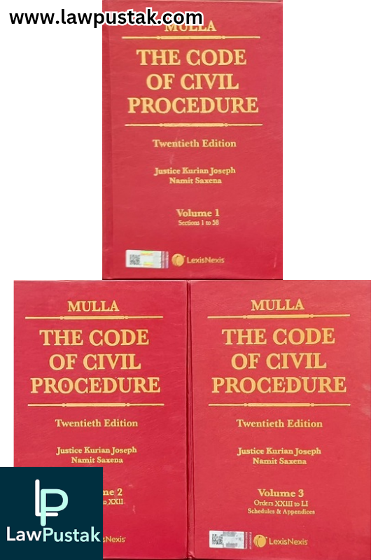 The Code Of Civil Procedure By Mulla - 20th Edition 2024 (In 3Volumes) - LexisNexis