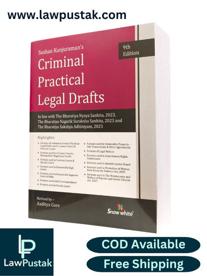 Criminal Practical Legal Drafts By Sushan Kunjuraman - 9th Edition 2025 - Snow White