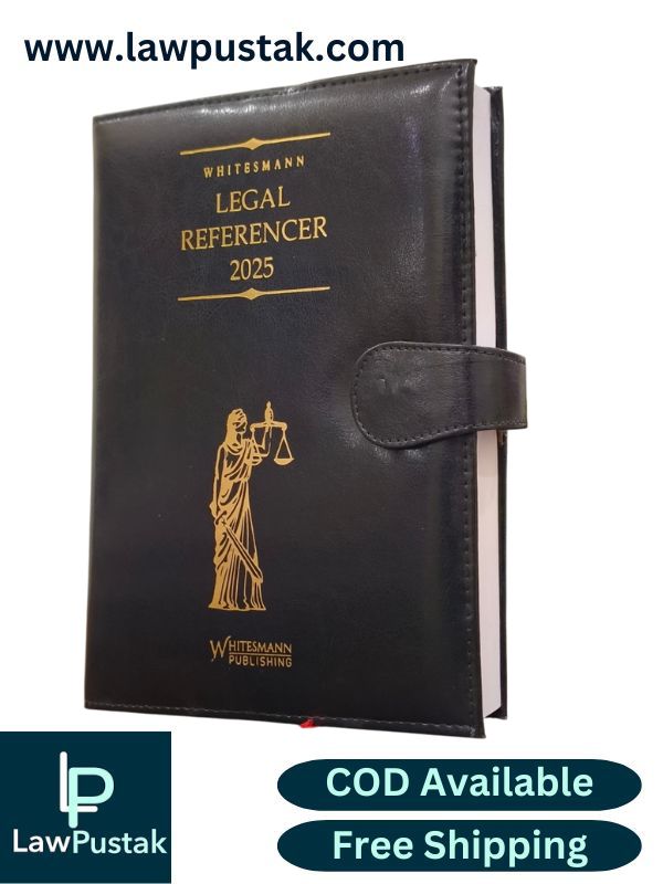 Legal Referencer 2025 - Diary Foam With Button Black Colour - Whitesmann Publishing