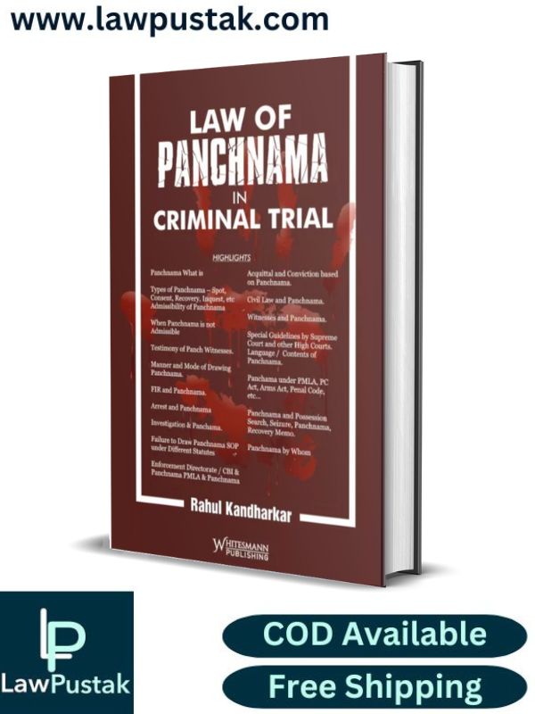 Law OF Panchnama In Criminal Trial by Rahul Kandharkar-edition 2024-Whitesmann
