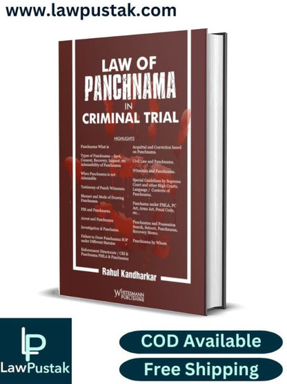 Law OF Panchnama In Criminal Trial by Rahul Kandharkar-edition 2024-Whitesmann