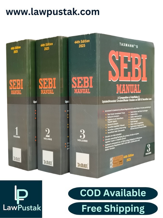 SEBI Manual | Set of 3 Volumes-44th Edition 2025 - Taxmann