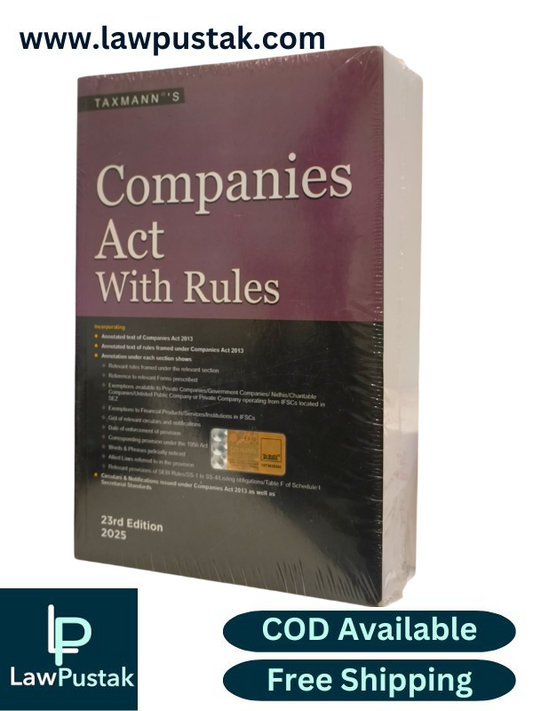 Companies Act with Rules - 23rd Edition 2025 - Taxmann
