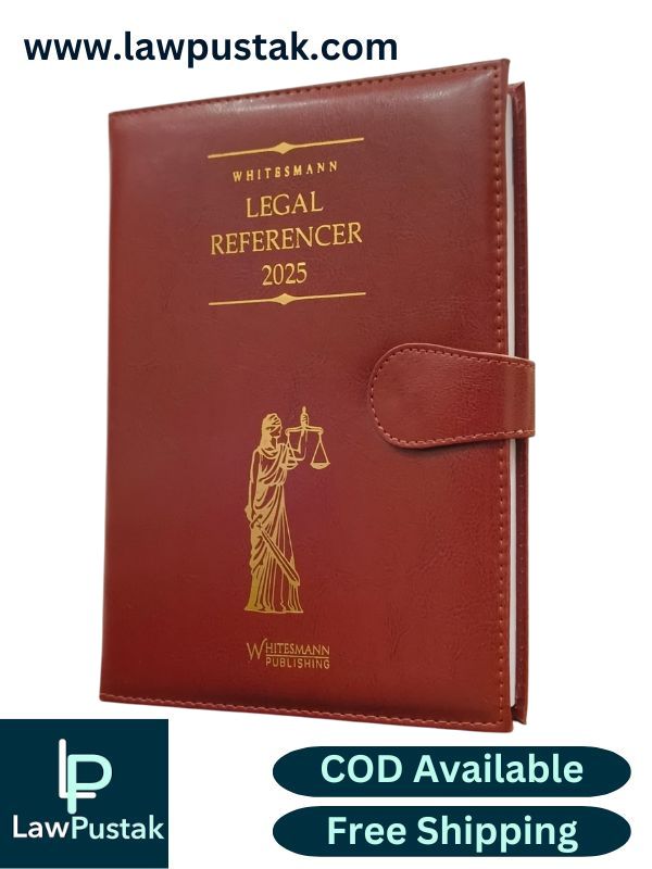 Legal Referencer 2025 - Diary Foam With Button Brown Colour - Whitesmann Publishing