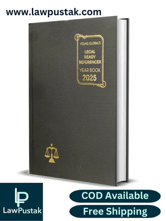 Legal Ready Referencer Year Book 2025 - Honeycomb Design Cloth Black Color Advocate Diary - Young Global Publications