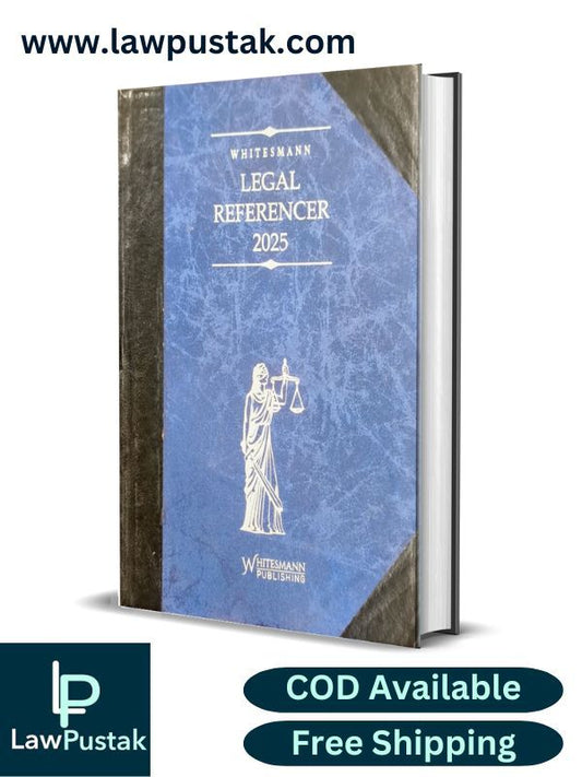 Legal Referencer 2025 - Diary Leather Blue With Black Color Corner - Whitesmann Publishing