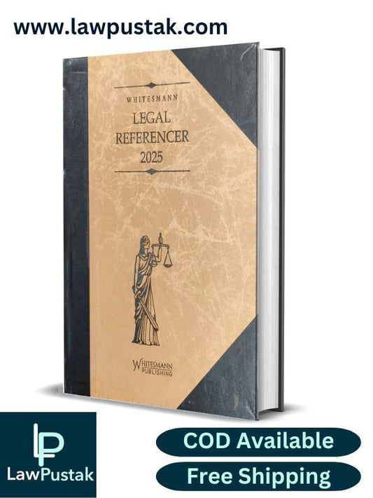 Legal Referencer 2025 - Diary Leather Golden With Black Colour Corner - Whitesmann Publishing