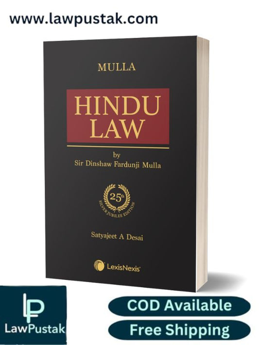 Mulla Hindu Law By sir Dinshaw fardunji mulla-25th Edition2024-LexisNexis