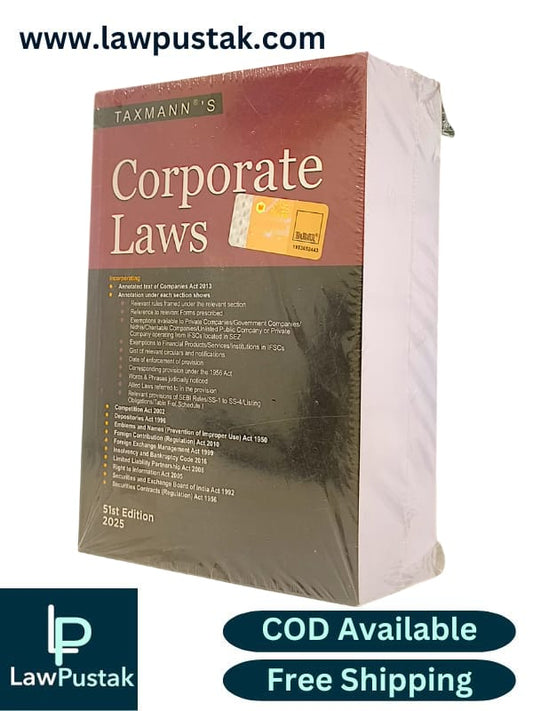 Taxmann's Corporate Laws | Pocket Sized | Paperback | 51st Edition December 2025