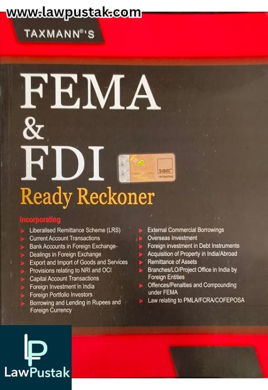 Fema And FDI Ready Reckoner - 22nd Edition 2025 - Taxmann
