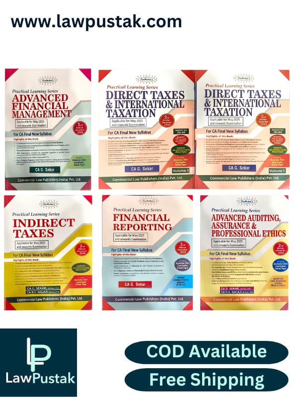 Practical Learning Series Combo for CA Final New Syllabus 2023 - Commercial Law Publishers