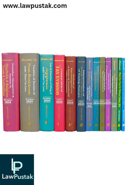 13 Books Of Income Tax Combo By Ram Dutt Sharma - Commercial Law Publishers