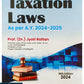 Taxation Laws - As Per Assessment Year 2024-2025 By Dr. Jyoti Rattan - 16th Edition 2024 - Bharat Law House