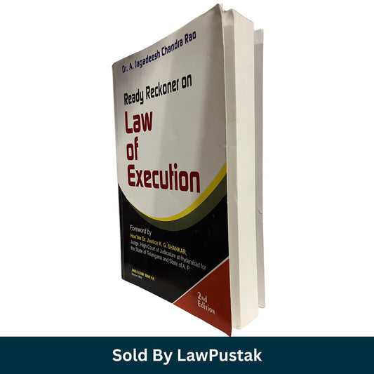 Ready Reckoner on Law of Execution by Dr. A. Jagadeesh Chandra Rao - 2nd Edition 2025 | Asia Law House